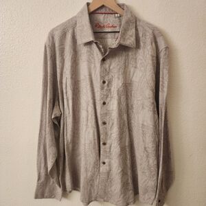 Robert Graham Flip Cuff Purple Dragon Button-down Shirt Mens sz 3XL